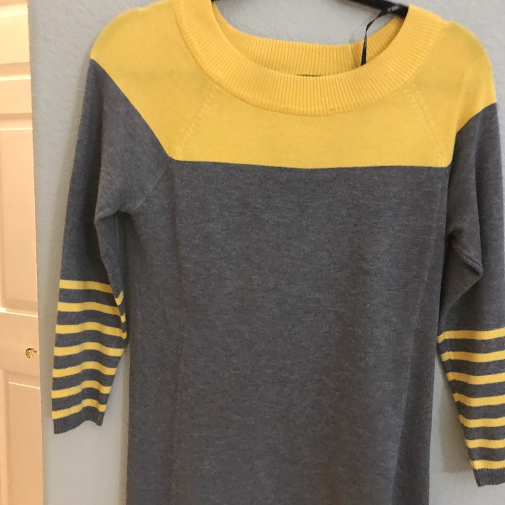Pullover rayon and nylon light weight sweater.
